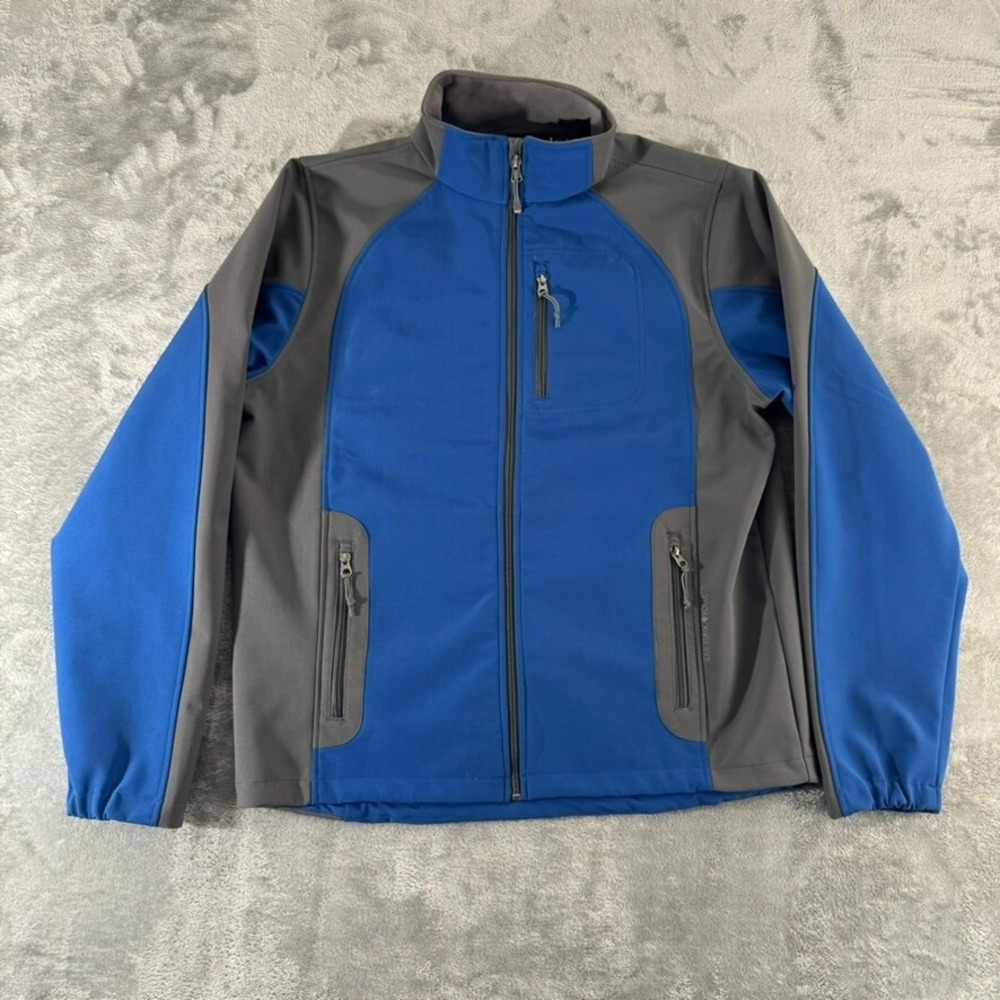 Black Diamond Jacket Mens Large Blue Soft Shell Long‎ Sleeve Outdoor Coat
